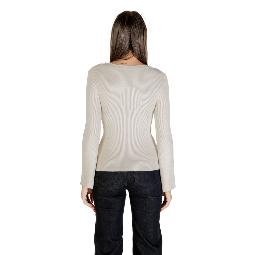 Beige Viscose Sweatshirt