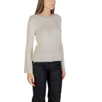 Beige Viscose Sweatshirt