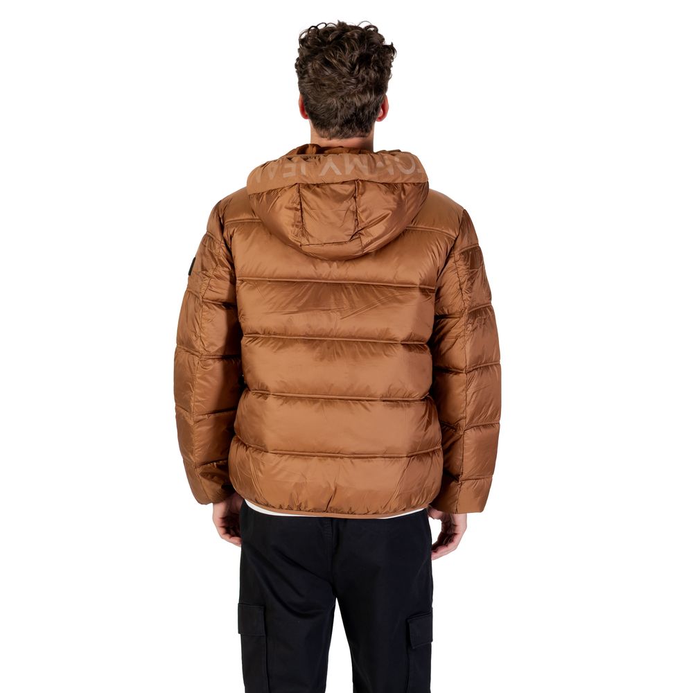 Brown Polyamide Coat