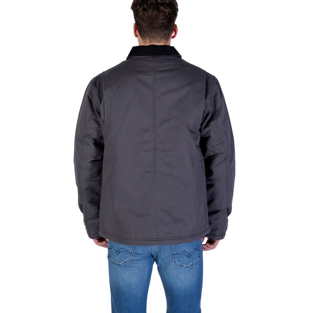 Gray Recycled Cotton Denim Jacket