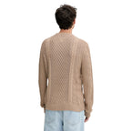 Beige Recycled Cotton Sweatshirt