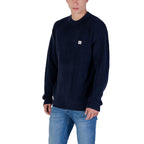 Blue Cotton Sweatshirt