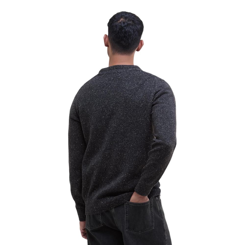 Black Wool Sweatshirt