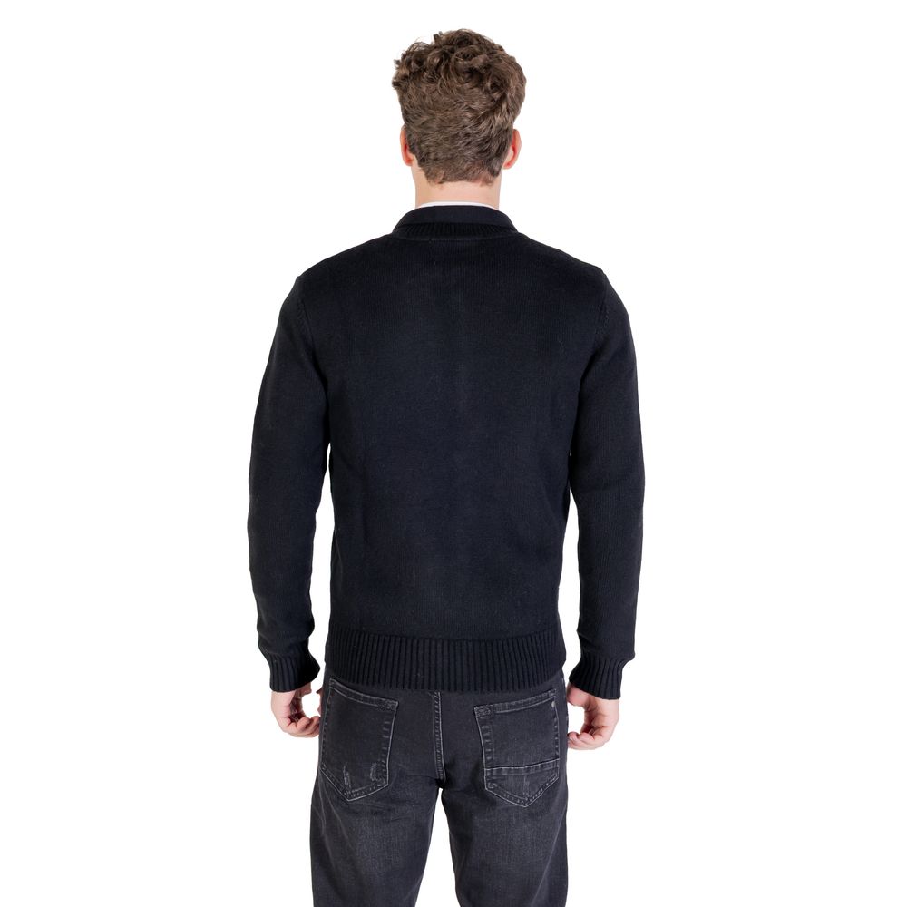 Black Marabou Sweatshirt