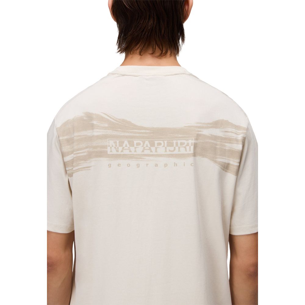 Beige Cotton T-Shirt