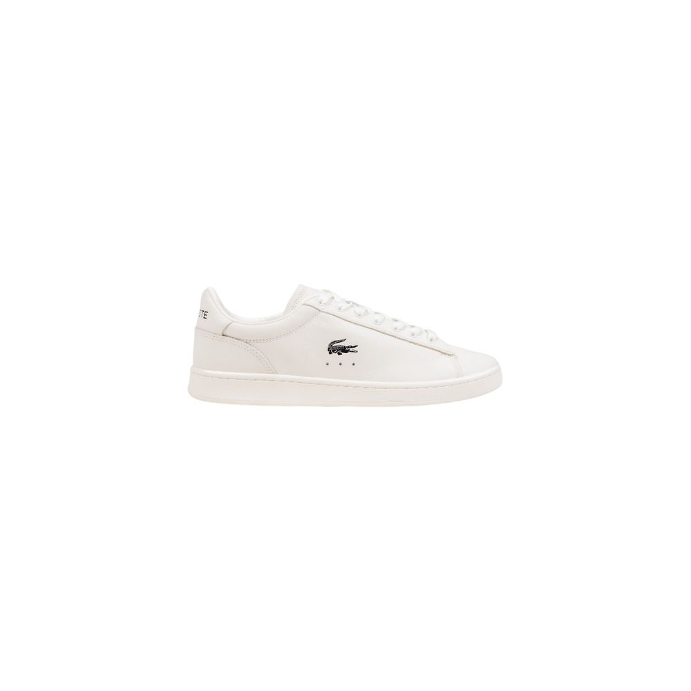 White Leather Low Top Sneakers