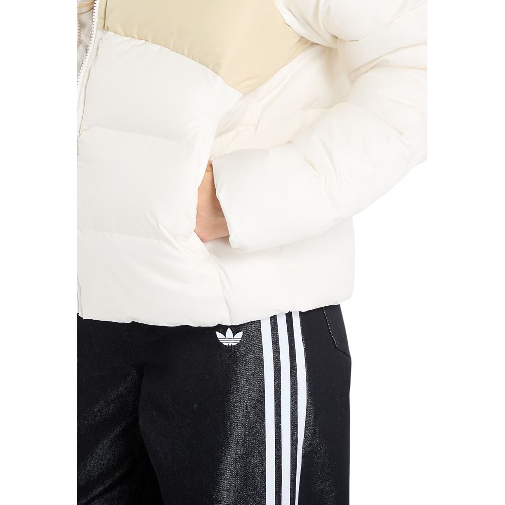 Cream Polyester Coat