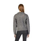 Gray Marabou Sweatshirt