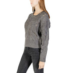 Gray Marabou Sweatshirt