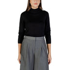 Black Viscose Turtleneck