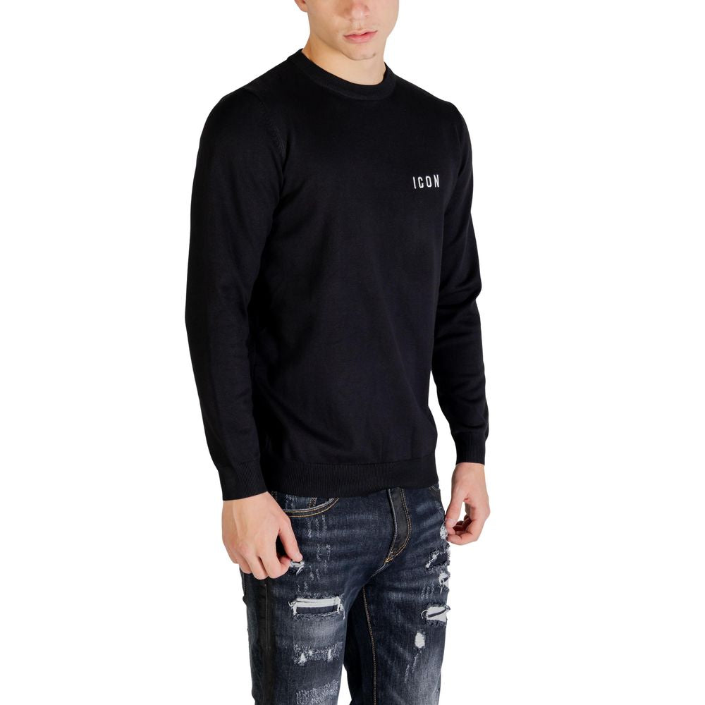 Black Viscose Sweatshirt