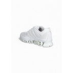 White Synthetic Athletic Sneakers