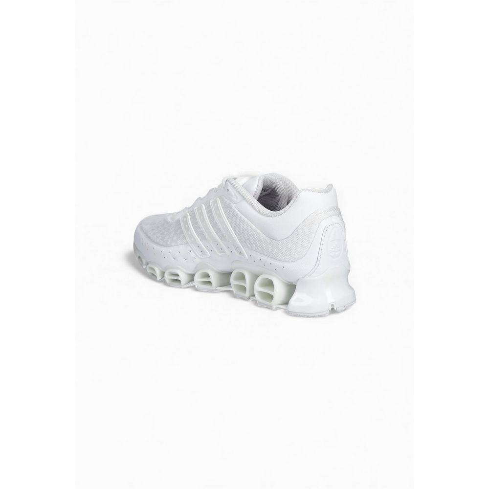 White Synthetic Athletic Sneakers