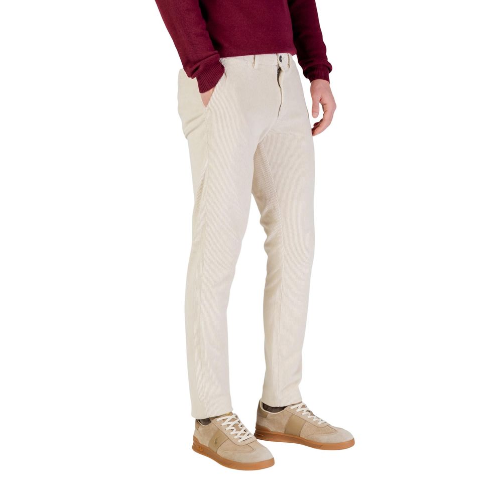 Beige Cotton Pants