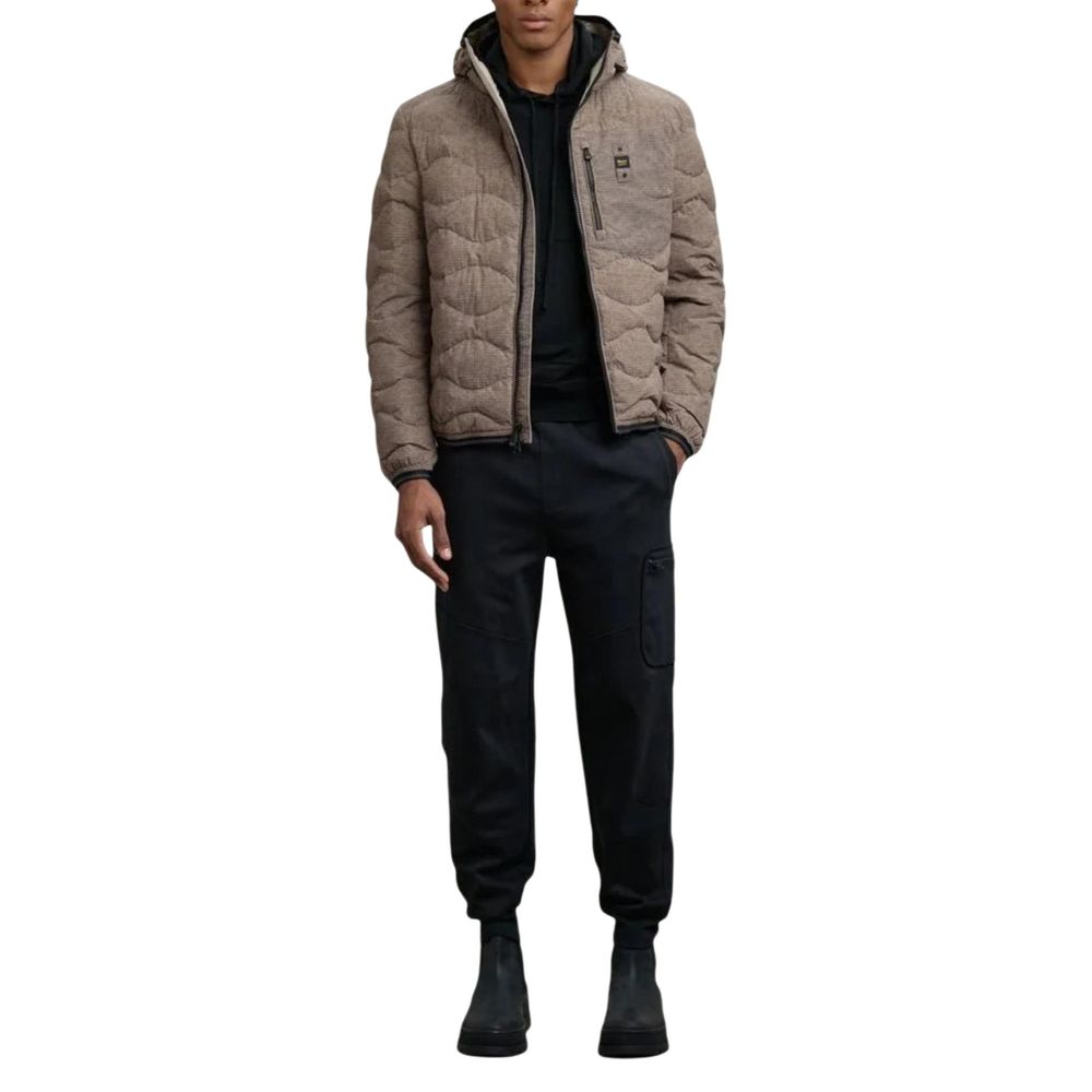 Brown Polyester Coat