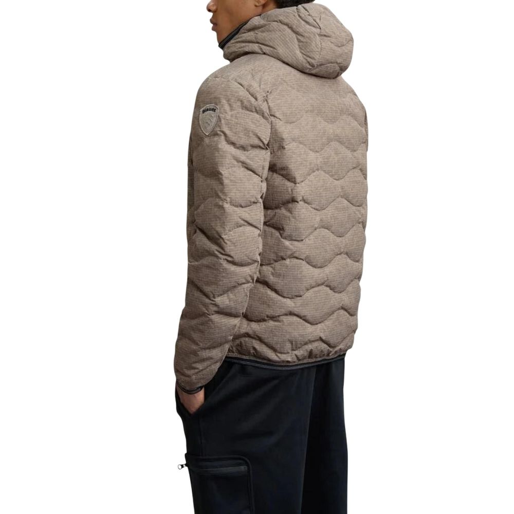 Brown Polyester Coat