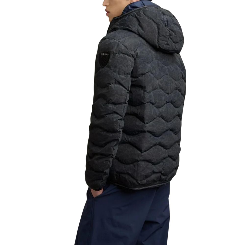 Black Polyester Coat