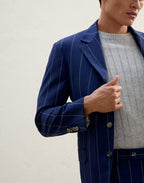 Bicolor Wool Blazer