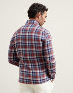 Bicolor Linen Pattern Shirt