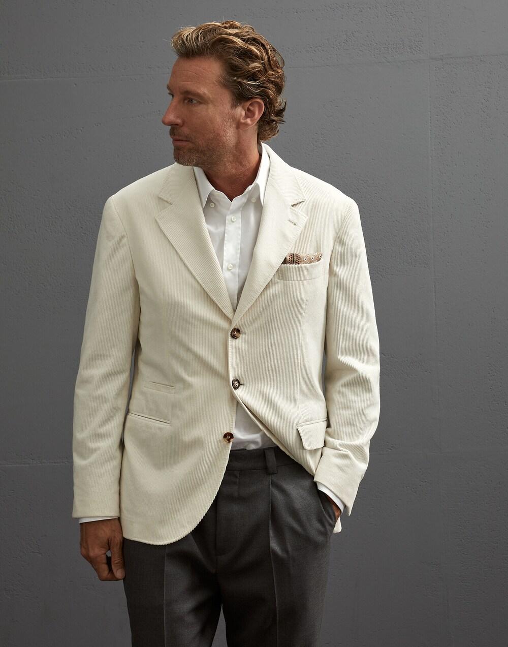 White Cotton Blazer