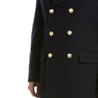 Blue Wool Coat