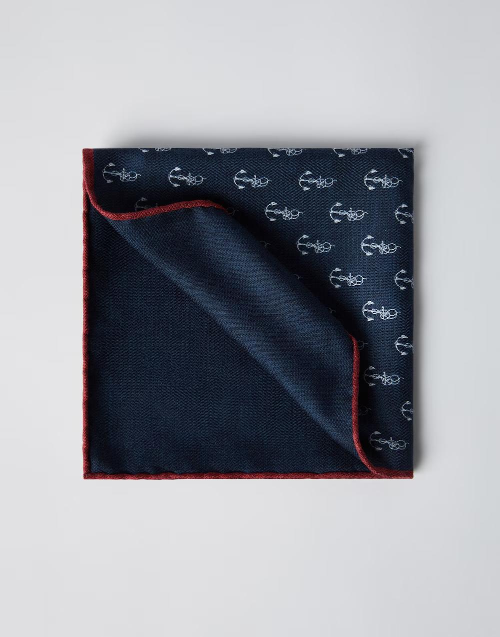 Bicolor Silk Pocket Square