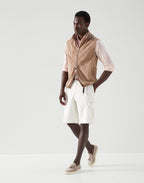 Bicolor Cotton Dress Shirt