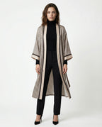 Bicolor Silk Robe