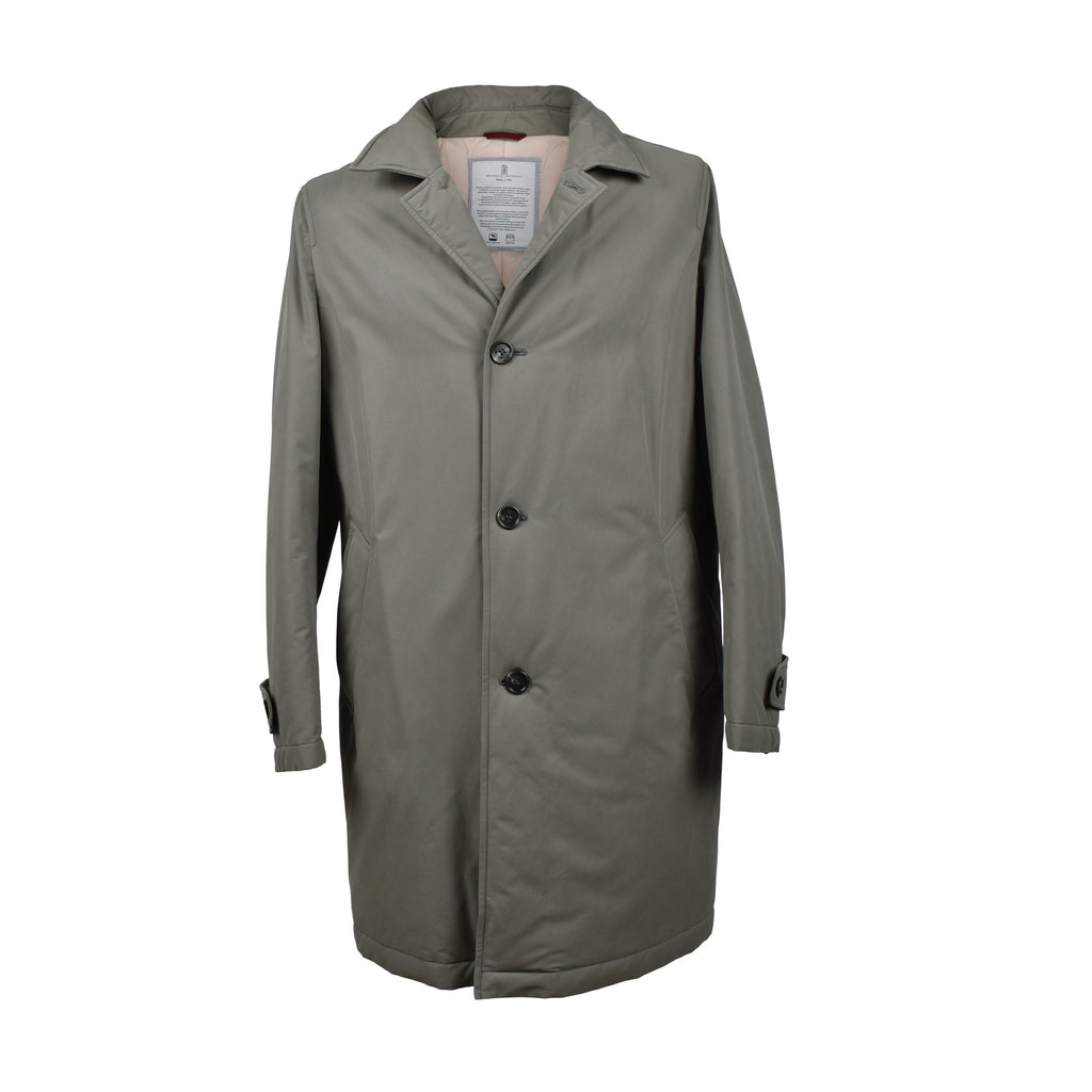 Green Cotton Coat
