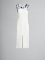 White Fibres Casual Dress