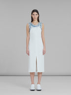 White Fibres Casual Dress