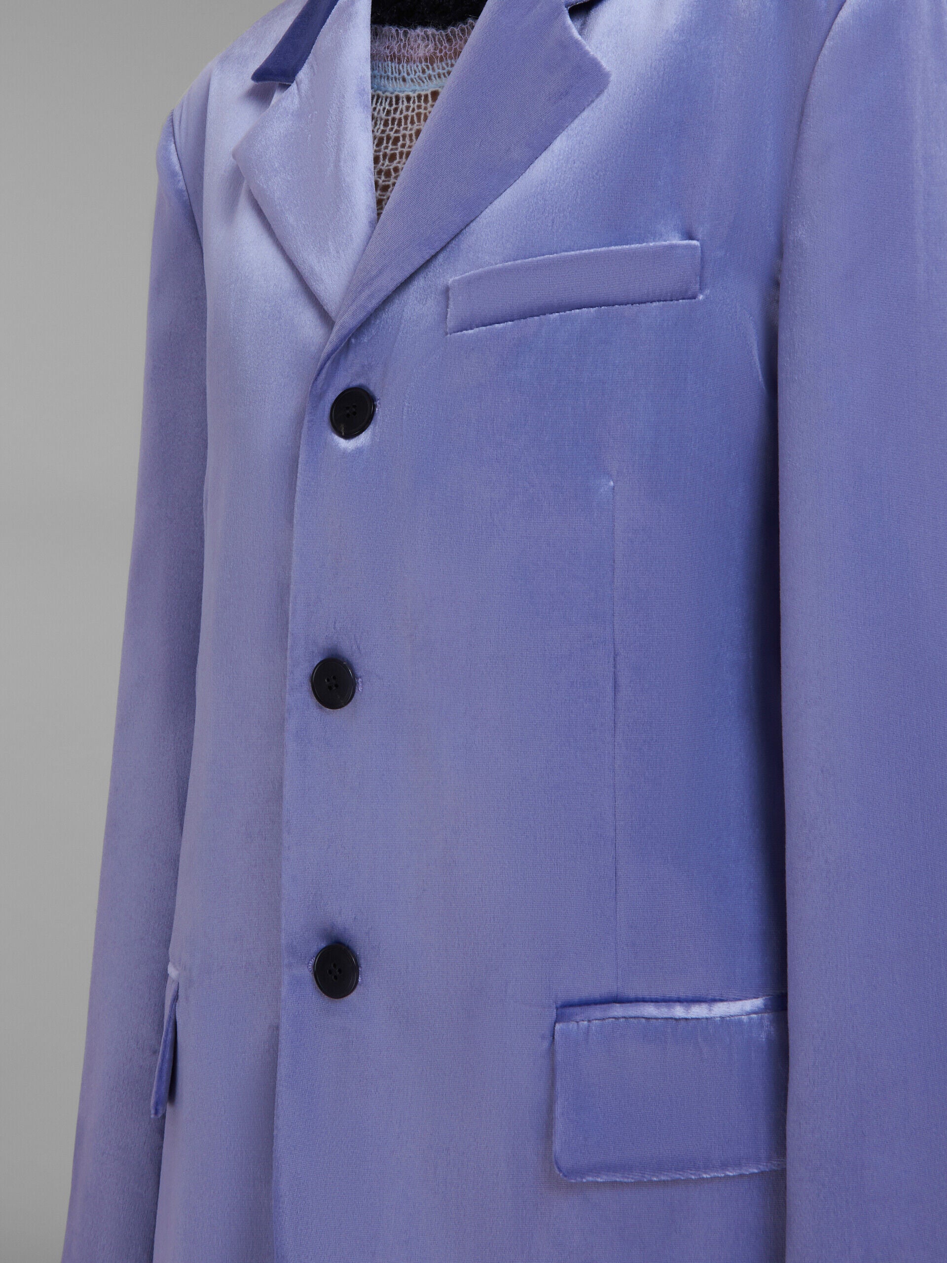 Purple Fibres Jackets And Coat