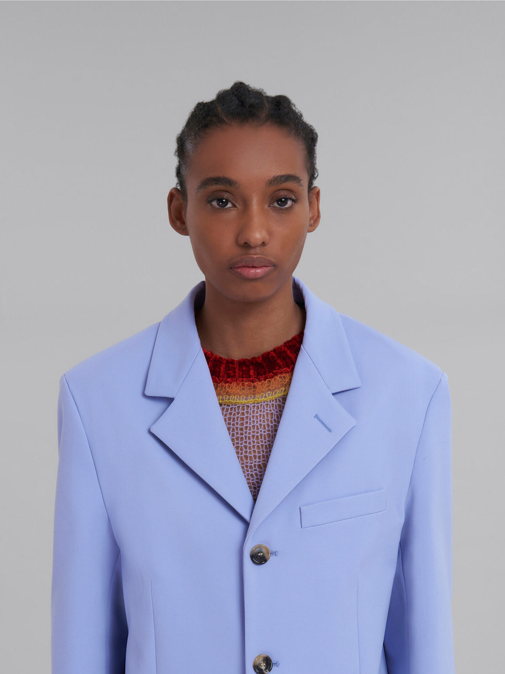 Purple Fibres Jackets And Coat