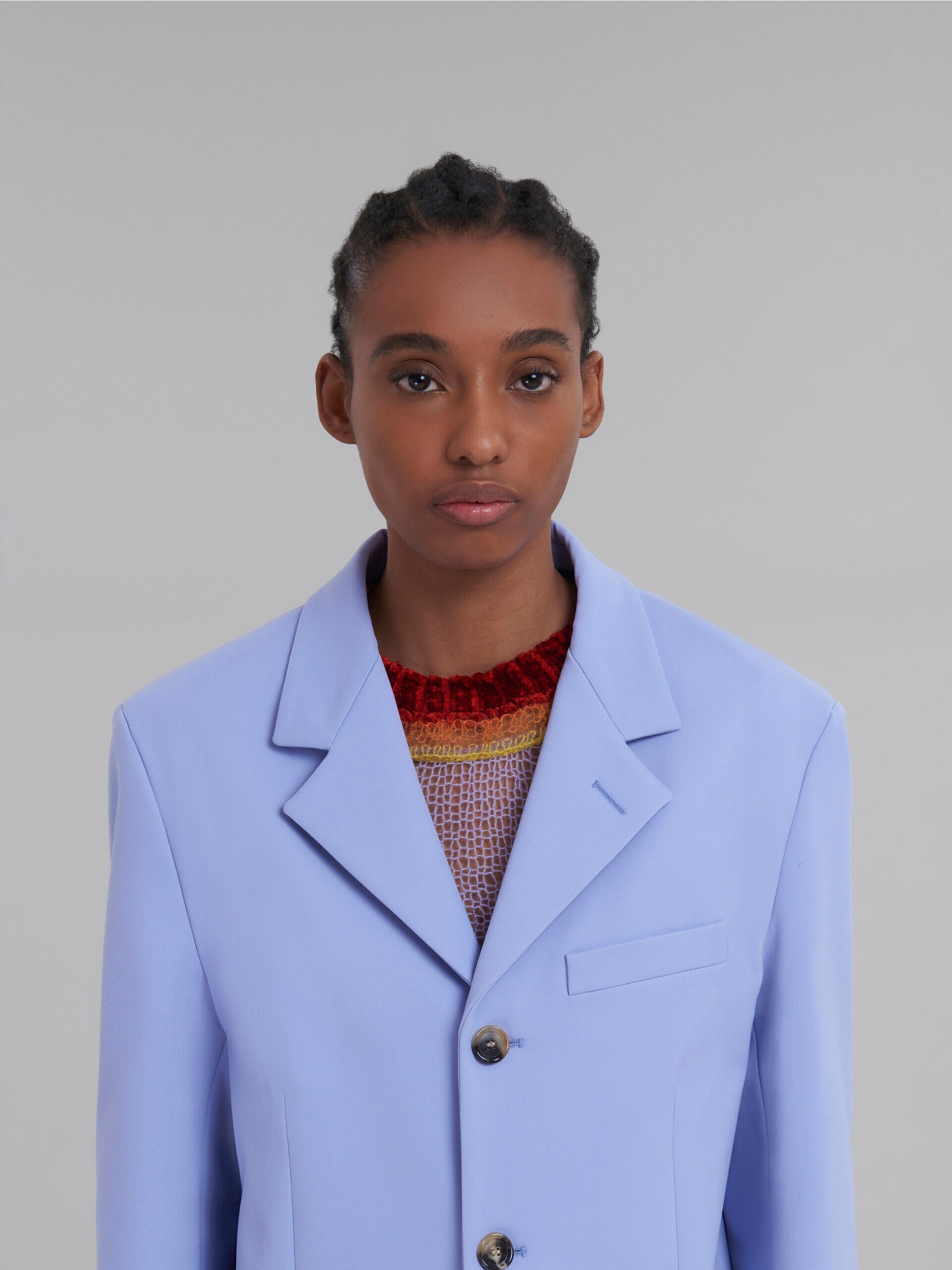 Purple Fibres Jackets And Coat