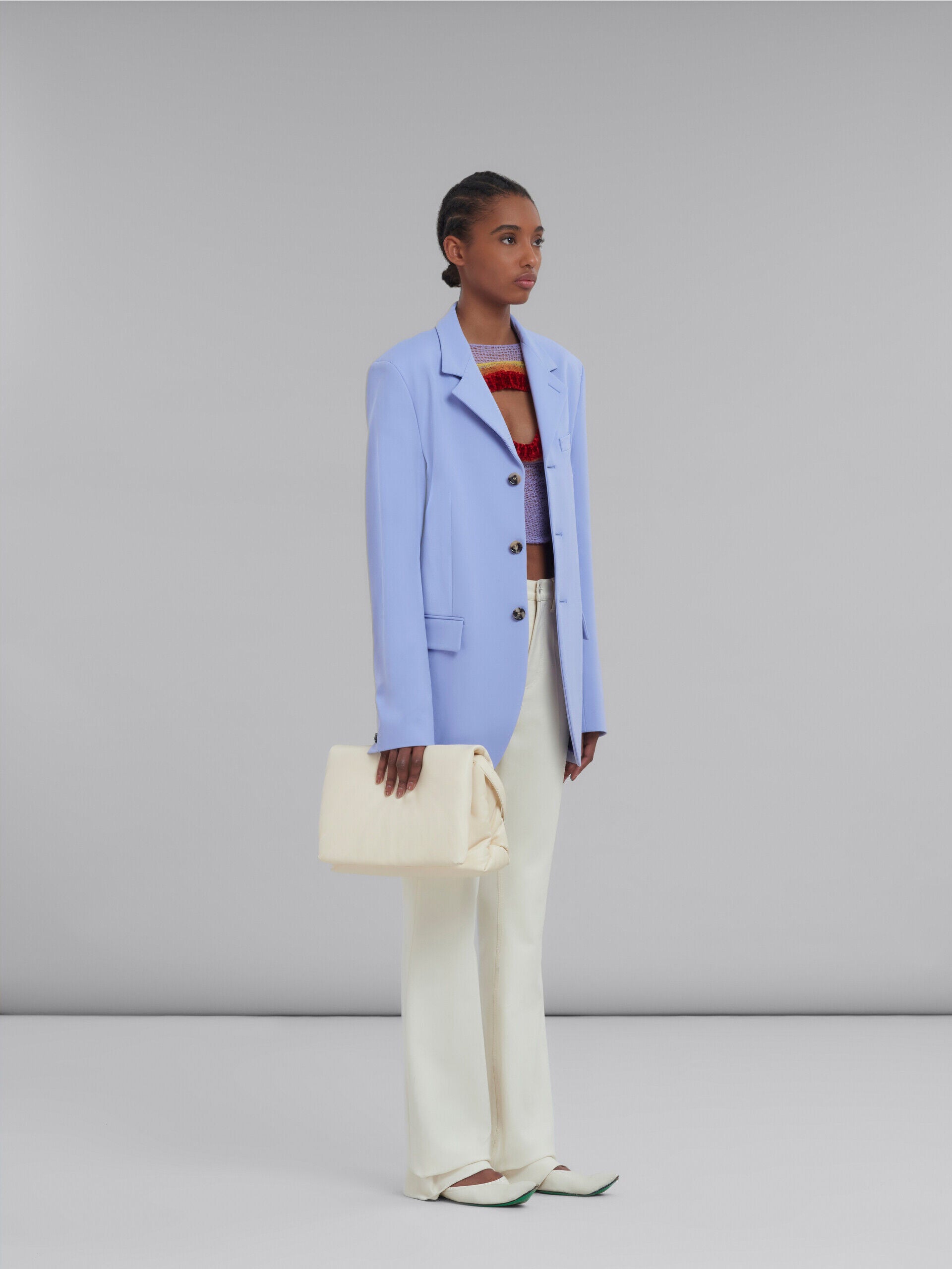 Purple Fibres Jackets And Coat