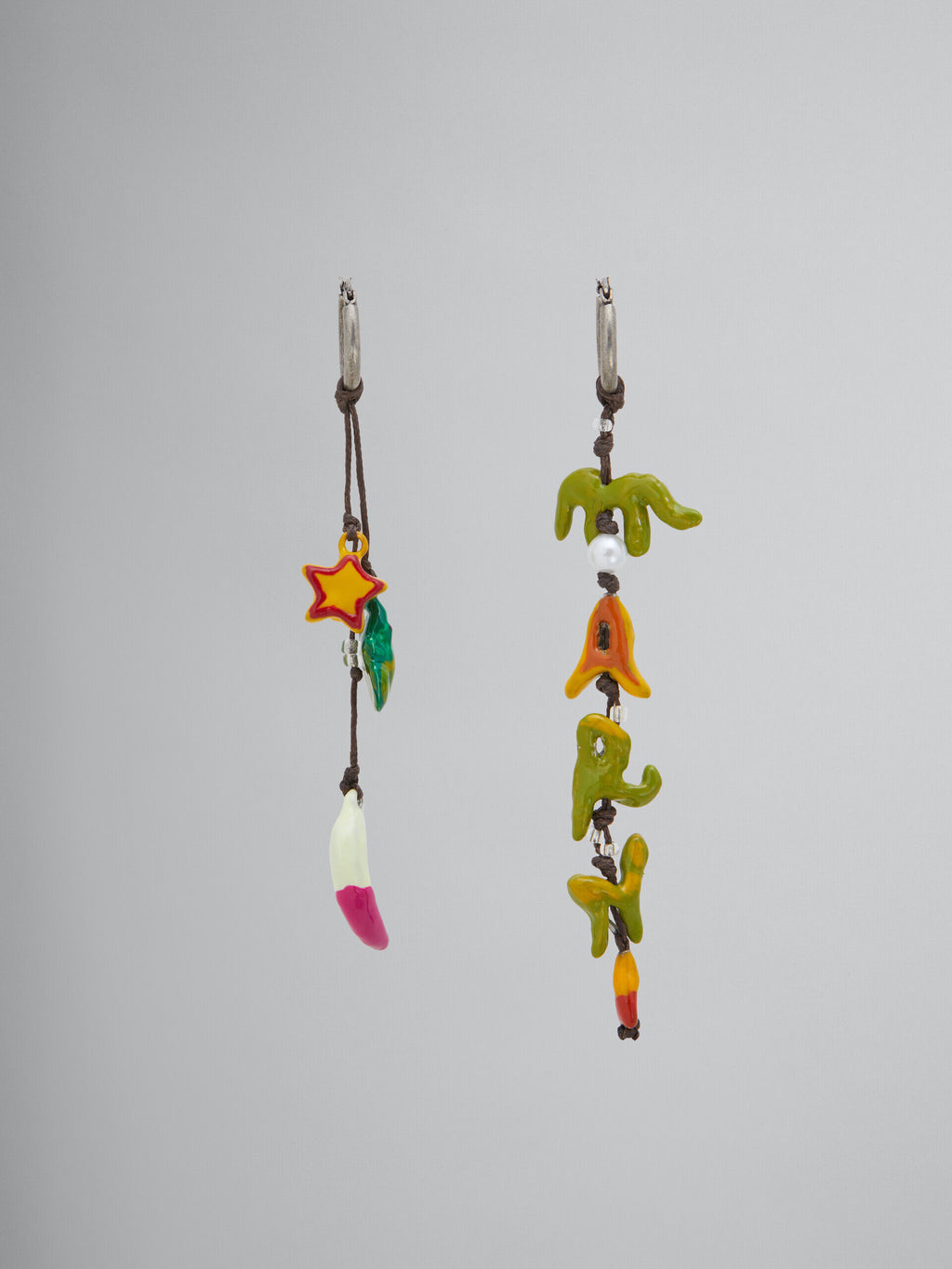 Multicolor Fibres Earrings