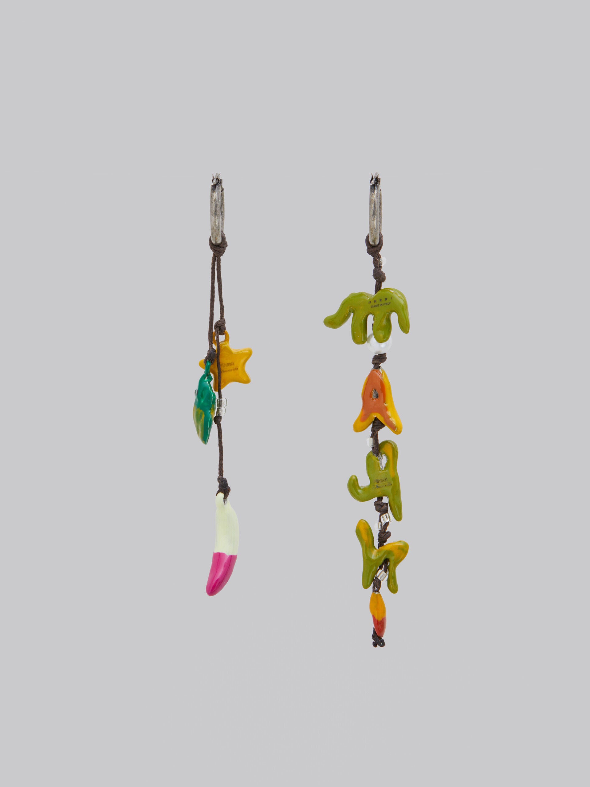 Multicolor Fibres Earrings