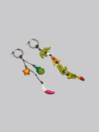 Multicolor Fibres Earrings