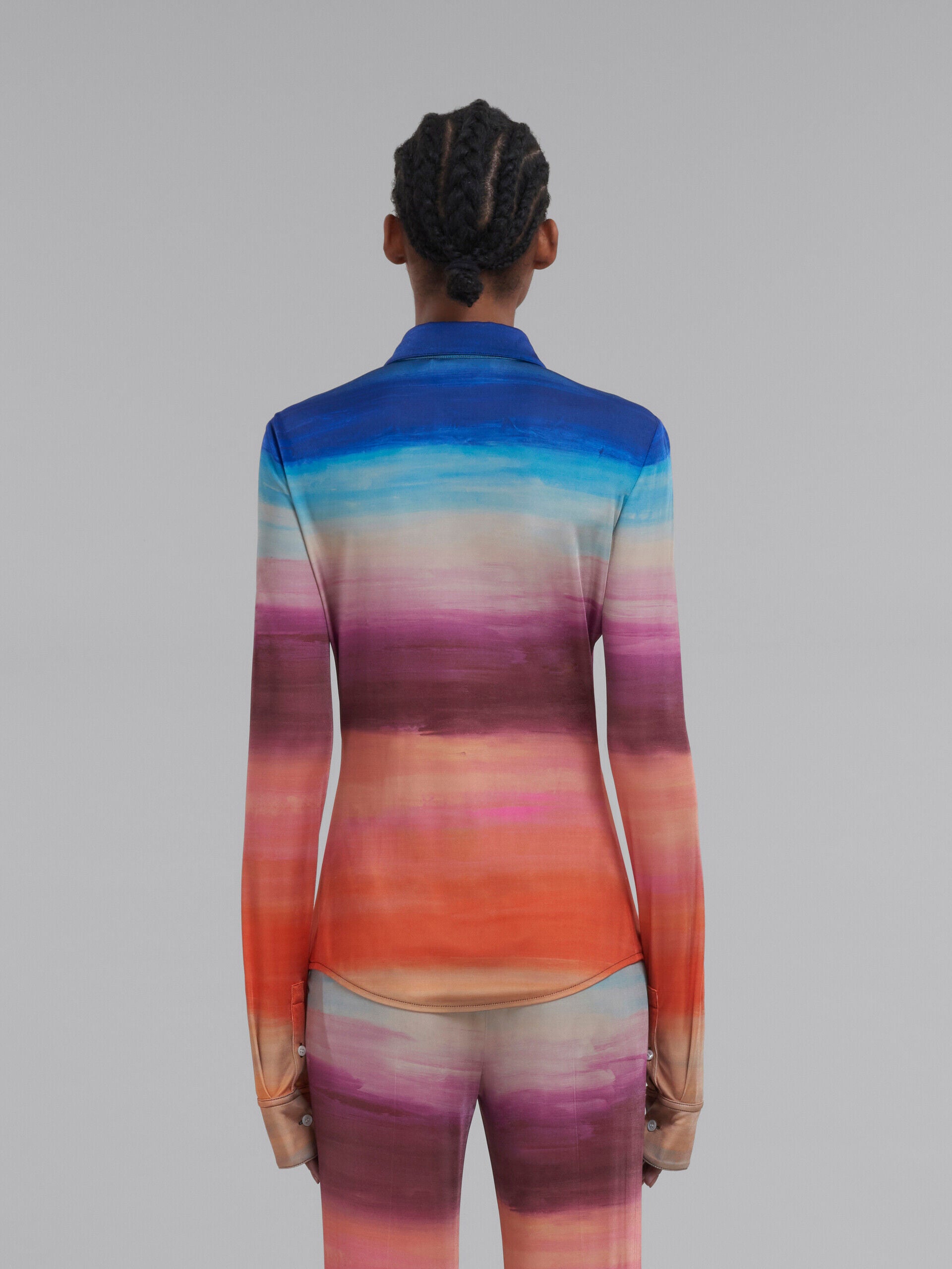 Multicolor Fibres Pattern Shirt