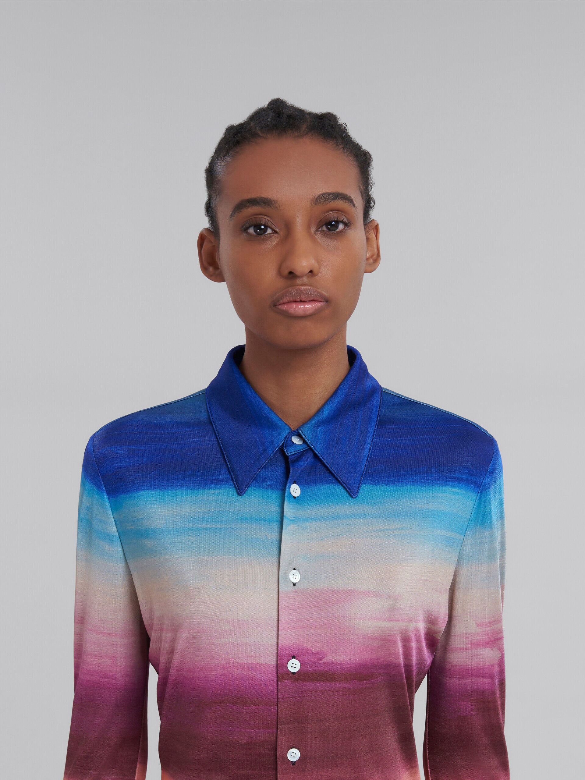 Multicolor Fibres Pattern Shirt
