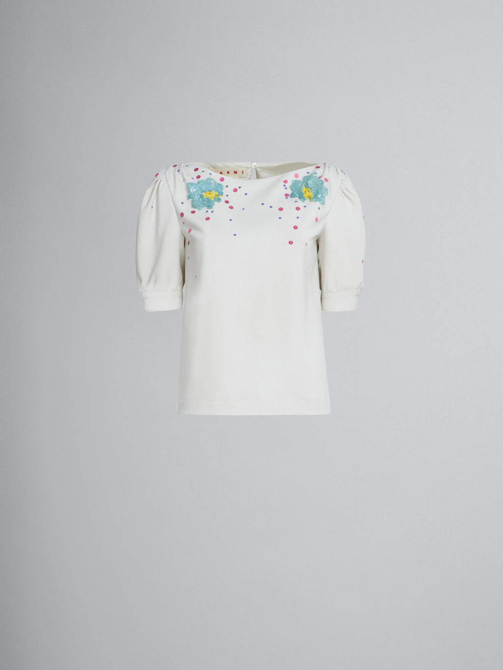 White Fibres Tank Tops