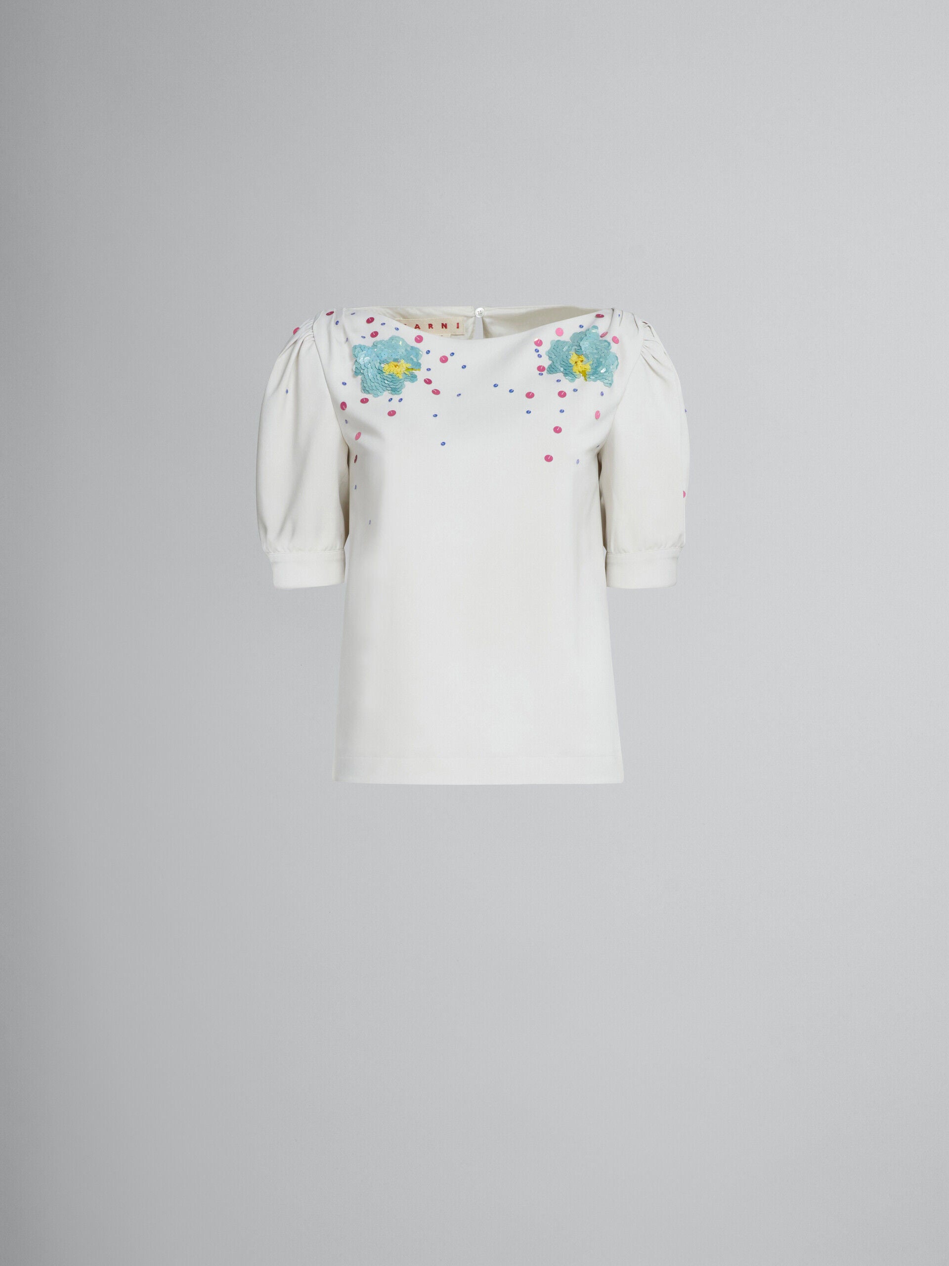 White Fibres Tank Tops