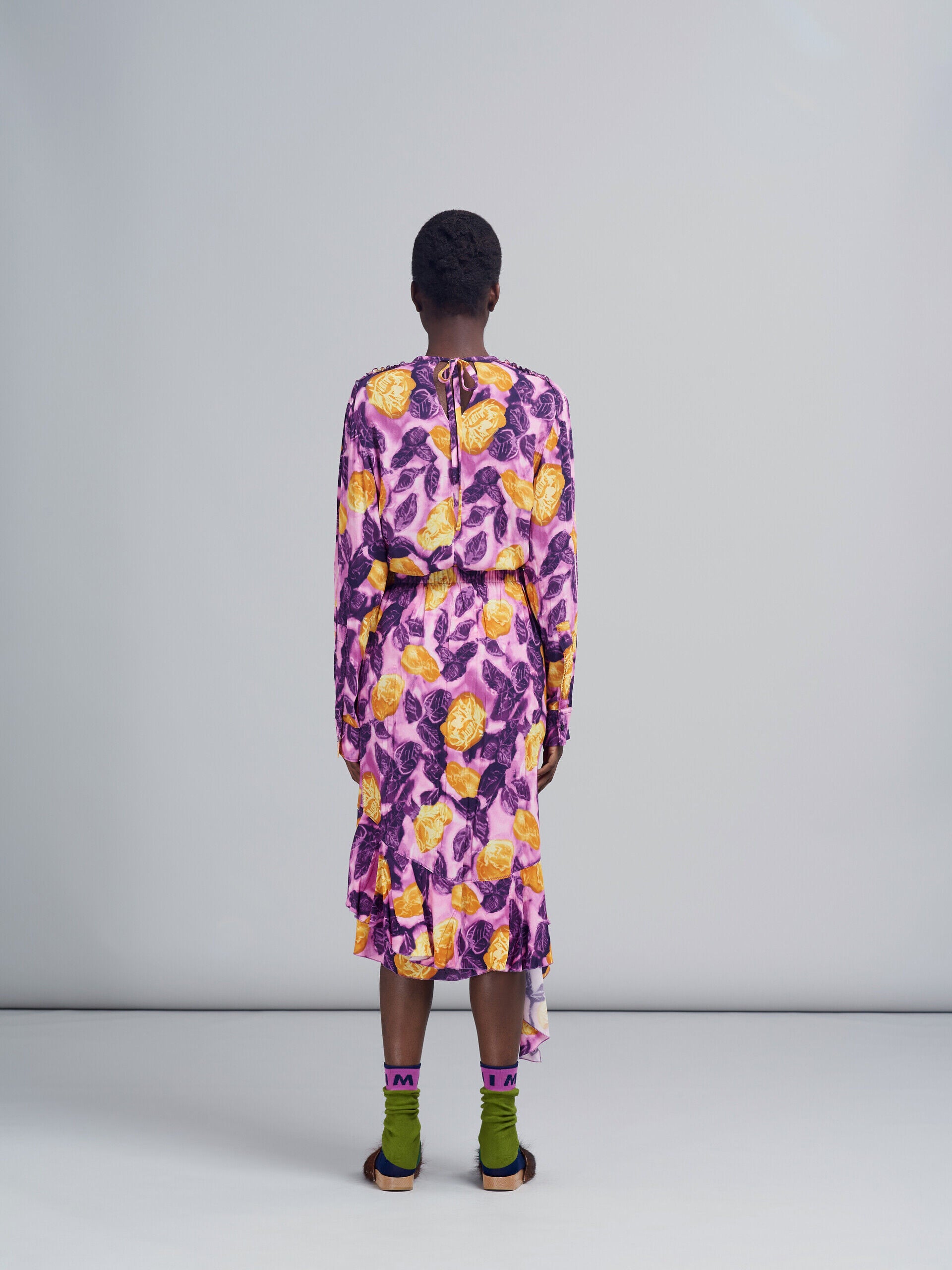 Purple Fibres Long Skirt