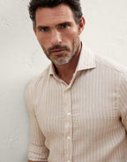 White Linen Dress Shirt