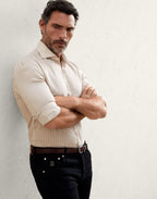 White Linen Dress Shirt