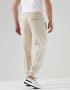 Beige Cashmere Joggers (Workout Pants)