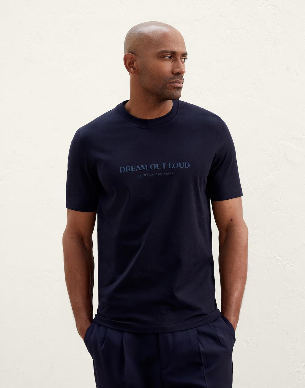 Blue Cotton T-Shirt