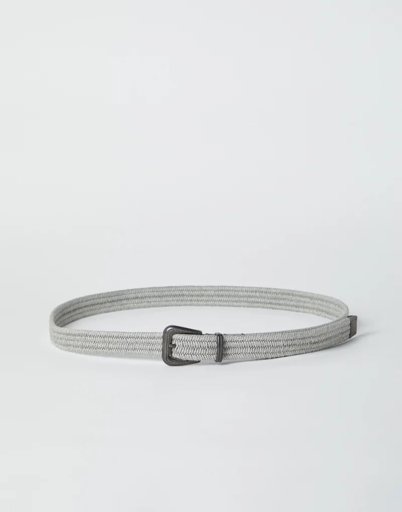 Bicolor Linen Belt