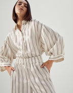 White Acetate Dress Pants