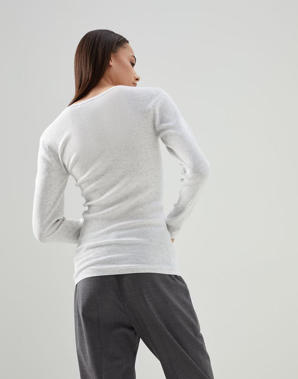 White Cashmere Blouse